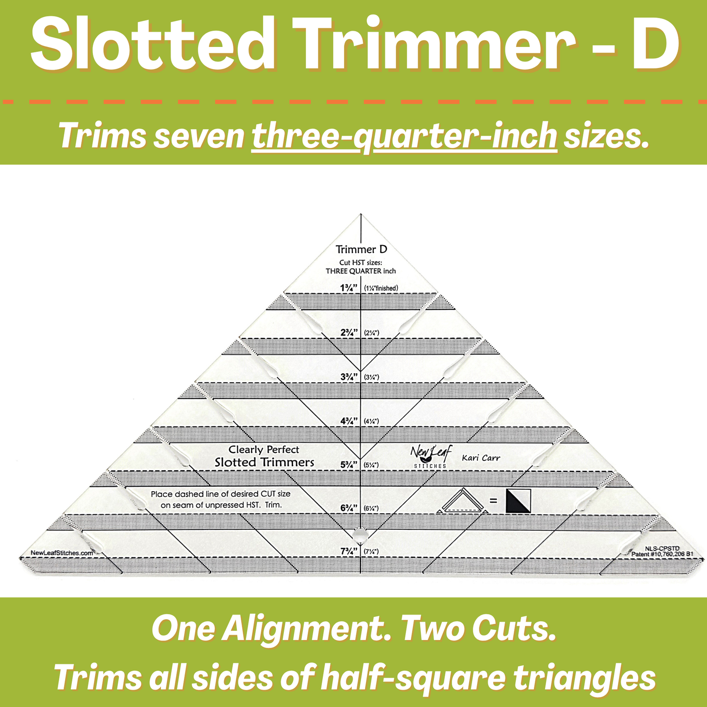 Clearly Perfect Slotted Trimmer - D