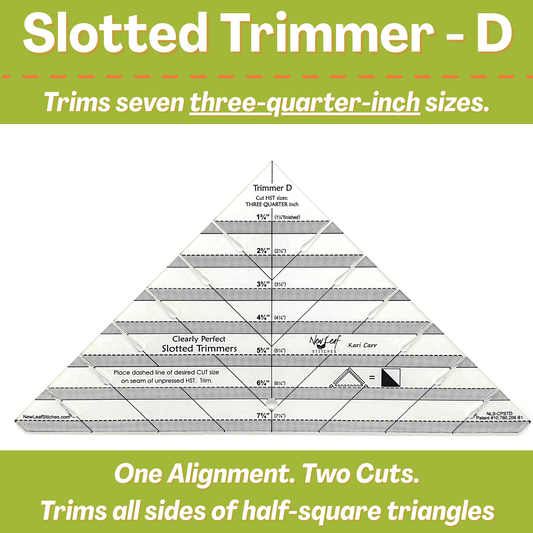 Clearly Perfect Slotted Trimmer - D