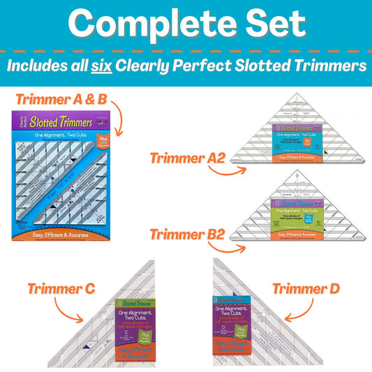 Clearly Perfect Slotted Trimmers - Complete Set