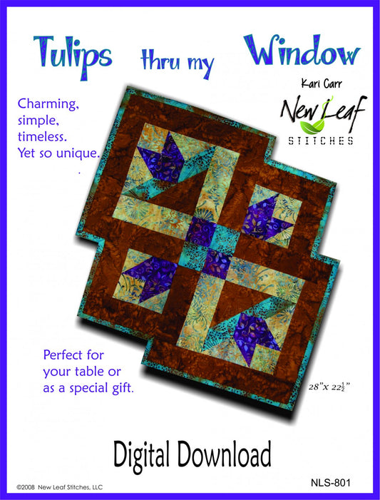 Tulips Thru My Window: Digital Download