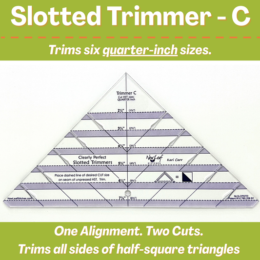Clearly Perfect Slotted Trimmer - C